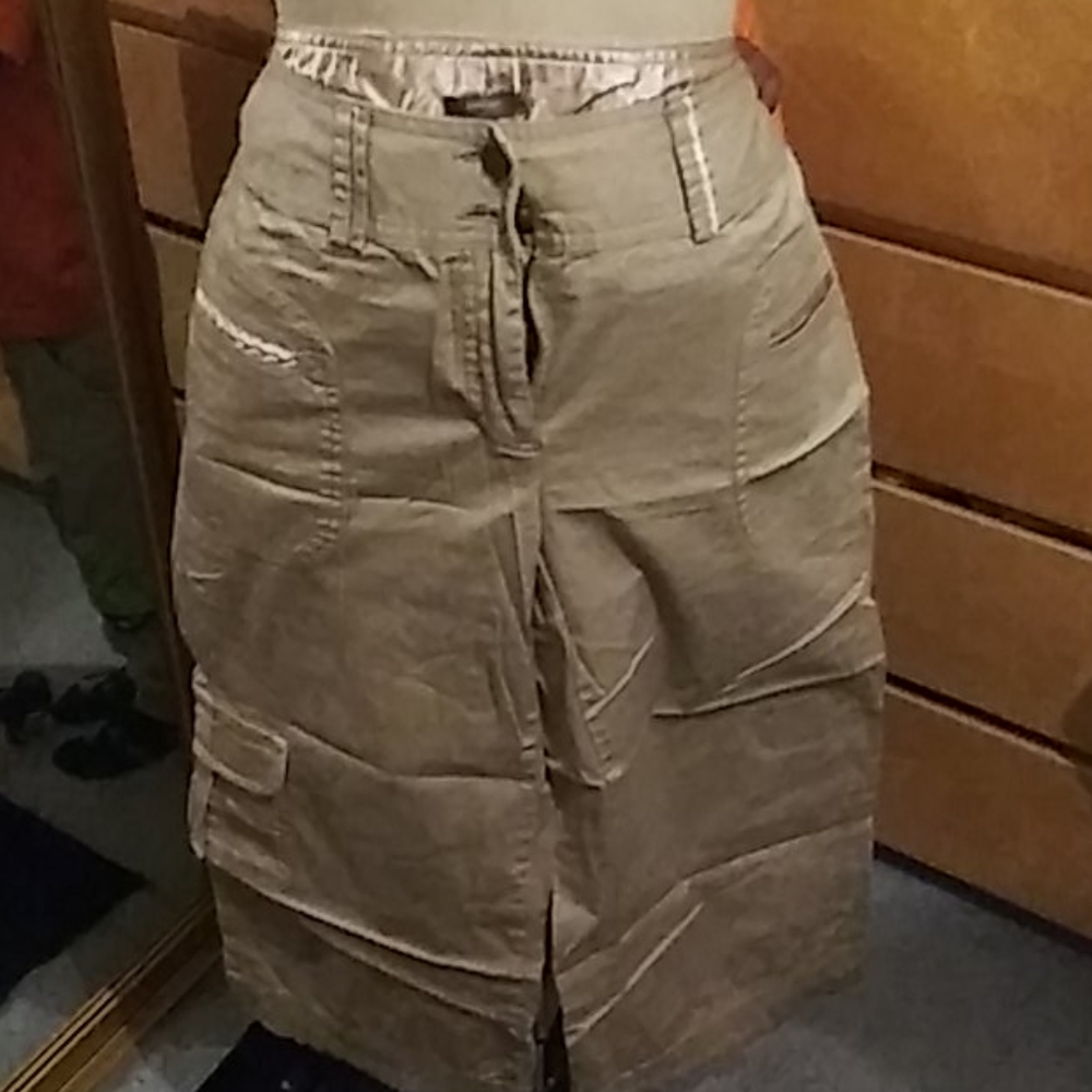 Stretch cropped pants